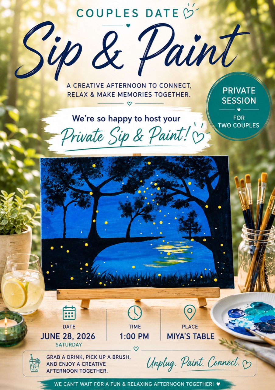 Firefly Forest private couples date event announcement